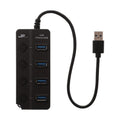 USB HUB (ยูเอสบีฮับ) JP AUTOMATE USB HUB 4 PORT V3.0 (BLACK)(JPH41)