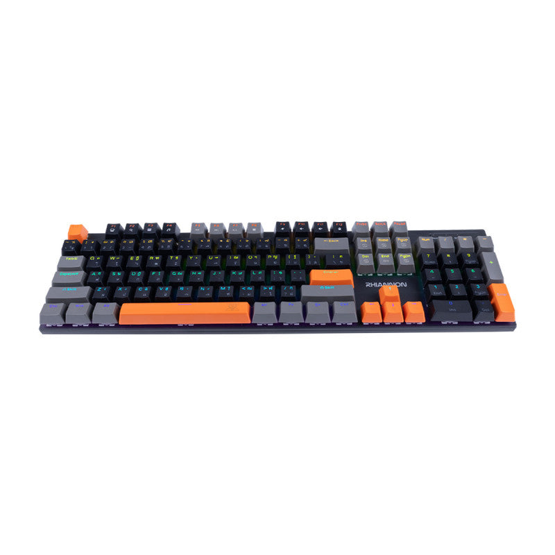 KEYBOARD (คีย์บอร์ด) NUBWO X62 RHIANNON (BLACK/GRAY/ORANGE)